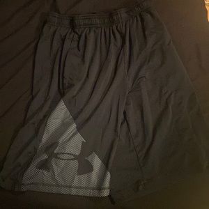 Mens black underarmour shorts